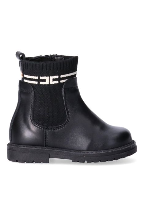 Stivaletti con logo ELISABETTA FRANCHI KIDS | F1A5 E0700 1316999